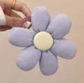 Fabric flower hair claw clip cute purple hair catcher stylish hair accessory for women - Purple