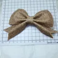 Sparkling rhinestone bow patch detail, 3D crystal bow shoe flower for DIY hair accessories. - Style 2 - Pave Rhinestone Bow