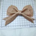 DIY rhinestone bow shoe flower patch sparkling crystal bowknot accessory for shoes bags - Style 7 - Champagne Gold Rhinestone Bow
