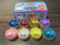 Buntes Glitzer Katzenohr Antistress Mochi Knetball Set langsame Erholung Dekompression - Einhorn Brötchen Glitzer Gel Blind Box / 1 Stück