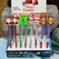 Set de lápices apilables de dibujos animados navideños con adorables adornos para niños. - 019 Estilo Navideño