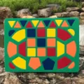 Children geometric shape puzzle toy early educational cognitive puzzle board for kids play. - Multi-Shape Style