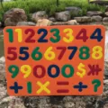 Foam number puzzle board, colorful early education math learning toy for children. - Number Style