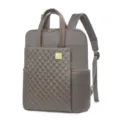 Oxford cloth women backpack business casual laptop travel bag grey elegant stylish daily use - 763# Khaki