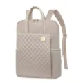 Stylish women's oxford backpack, business casual laptop bag for travel and daily use. - 763# Beige