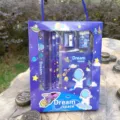 Set de papelería temática espacial para niños caja de regalo con lápices regla y goma. - Espacio