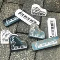 Muziek thema piano gevormde gum schattige studenten kantoorartikelen school prijs voor kinderen - Willekeurige Stijl (1st)