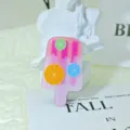Korean acrylic children hair clip cute popsicle fruit design cute side bangs duckbill accessory - 7#