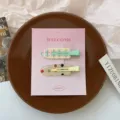 Summer juice series seamless hair clips sweet candy color side pins for sweet girls and bangs styling. - 2# Bobo Sugar Beans