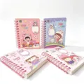 Set de cuaderno de espiral con linda chica de dibujos animados, regalo papelería. - 1089-4 (Lenguaje de Bosque de Caramelos)