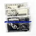 Music theme stationery set piano keys notebook pencil student gift box variant style - 4 Colors Random (1 Set)