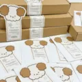 Cute cartoon puppy sealing stickers and journaling sticker sheets for creative gift decoration. - Chocolate Dog Sealing Sticker / 9.2x3.8cm