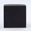 Black cardboard mailer box for small cards and gifts, durable shipping carton packaging. - 20x14x4cm / Black