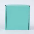 Solid color airplane box for shipping photocards, durable corrugated paper mailer box securely. - 20x14x4cm / Green