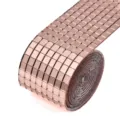 Rose Gold Self-Adhesive Mirror Mosaic Wall Tile Roll for Creative DIY Home Decor - Rose Gold Wall Sticker One Meter