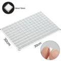 Self-adhesive mirror mosaic tiles sheet 30x30cm square glass stickers for wall decor - 30x30cm Silver 10mm