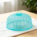 Vue détaillée de la housse de protection en plastique avec aération en filet pratique. - 25*12CM / Bleu