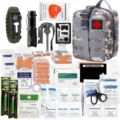 Kit de secours d'urgence tactique complet avec multi-outils pour le camping en plein air. - Camouflage ACU