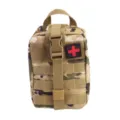 Τακτική ιατρική τσάντα camo molle εξοπλισμός επιβίωσης έκτακτης ανάγκης υπαίθρια τσάντα - Χακί Παραλλαγή
