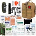 Kit επιβίωσης έκτακτης ανάγκης εξωτερικού χώρου πολυλειτουργικό τακτικό σακίδιο πλάτης - Χακί