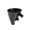 Black plastic flour funnel pour chute replacement accessory for stand mixer tools - Black