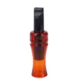 Outdoor red black plastic crow hunting whistle, acoustic decoy tool for field hunting. - Black and Orange