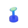 Plastic bottle sprinkler head garden watering tool dual color flower pot watering nozzle cap - Blue