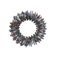 Mini anillo de acupresion de resorte metalico masajeador de dedos anti-estres relax - Colorido