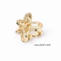 Petite pince à cheveux papillon en métal doré, accessoire mini frange mignon pour les femmes. - Papillon Ailé / 1.6x1.4cm