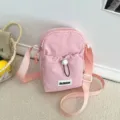 Rosa Mini Handy Umhängetasche lässige kleine Messenger Tasche vielseitige Outdoor Tasche Damen - Rosa