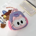 Süßer Cartoon Katze Design Kinder Rucksack in Lila und Rosa für den Kindergarten neu - Lila