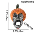 Halloween Kunstharz Totenkopf Kuerbis Dekoration Ornament gruselige Halloween Party Requisite - Kürbis Totenkopf Ornament Stil C