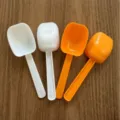 Plastik Messlöffel Set, kleine Schaufeln für Pulver, Milchpulver, Kochen und Backen. - Grobe Getreidelöffel