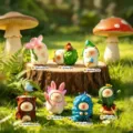 Cute cat blind box resin figurine desktop toy set, wonderful weather themed gift decor. - 0334 everything has 6 mics / Random One