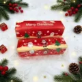 Simpatico giocattolo antistress burro rimbalzo lento di Natale decorazione festiva - Sacchetto OPP / Bastoncino di Burro di Natale - Rosso