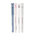 Cute cartoon animal erasable gel pens set of 4 colors with fun quotes student black stationery supplies. - Printed Bear 4pcs Set / Black Ink
