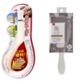 Set di utensili da cucina in plastica giapponesi, cucchiaio da zuppa multifunzione e per riso. - Mestolo con Perdita Laterale + Cucchiaio per Riso TPX / Set di 2 pezzi