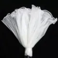 Koreanischer Stil Perlenwelle Rüschen Mesh Tüll Stoff für DIY Blumenverpackung und Futter. - Schneepunktnetz (28cm*4 Yards) / Weiß