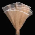 Koreanische Perlen-Wellen-Blumenverpackungsnetz, Champagner Plissee Tüll für DIY Strauß. - Perlen-Schneepunktnetz (28cm*4 Yards) / Khaki