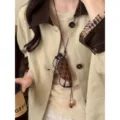 Black-Coffee-White Necklace