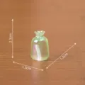 Miniature glass vase dollhouse DIY decoration micro landscape desktop ornament 2.3cm - Miniature Round Belly Vase Style (C2755) / Height 2.3cm / Vase Style 2