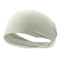 Bandeau de sport ultra-fin blanc cassé, bandeau anti-transpiration respirant pour course. - Gris clair