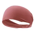 Bandeau de sport rose poussiéreux, bandeau anti-sueur à séchage rapide pour entraînement. - Rose Poudré