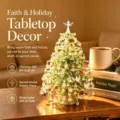 Kit de decoration de table de Noel en perles DIY avec des charms festifs pour les fetes. - Sapin de Noël A003 (Avec Guirlande)