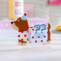 Acrylic Dachshund Desk Calendar 2027 Cute Animal Table Ornament Home Office Decor Gift - Dachshund