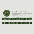 Nastro Washi Set Lush Leaf Ink Shadows Verde Decorativo Scrapbook Nastro 2M - Lush Leaf Ink Shadows
