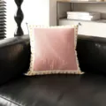 Moderne Dopamin ästhetische quadratische Kissen für Wohnzimmer Sofa Kissenbezug. - Warme Gelbe Muster