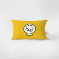Cuscino lombare rettangolare in morbido velluto con stampa di cartoni animati per divano. - 30x50cm(Senza Anima) / Smile 3