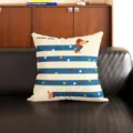 Cojin decorativo con estampado de salchicha retro, funda de sofa suave y comoda, decoracion. - 35x35cm(Sin Relleno) / Lunares de colores