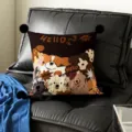 Cartoon cute pet throw pillow decorative cushion for living room sofa bedroom soft and comfortable. - Youju Black Pom-pom